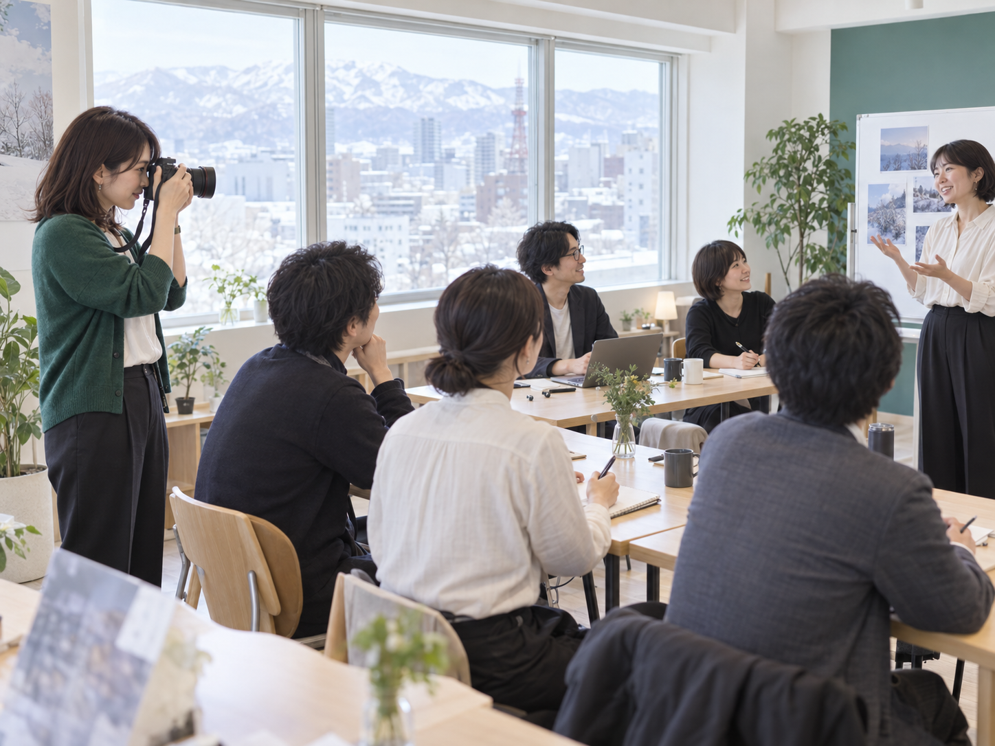 イベント撮影を表現したデモサイト用AIイメージ